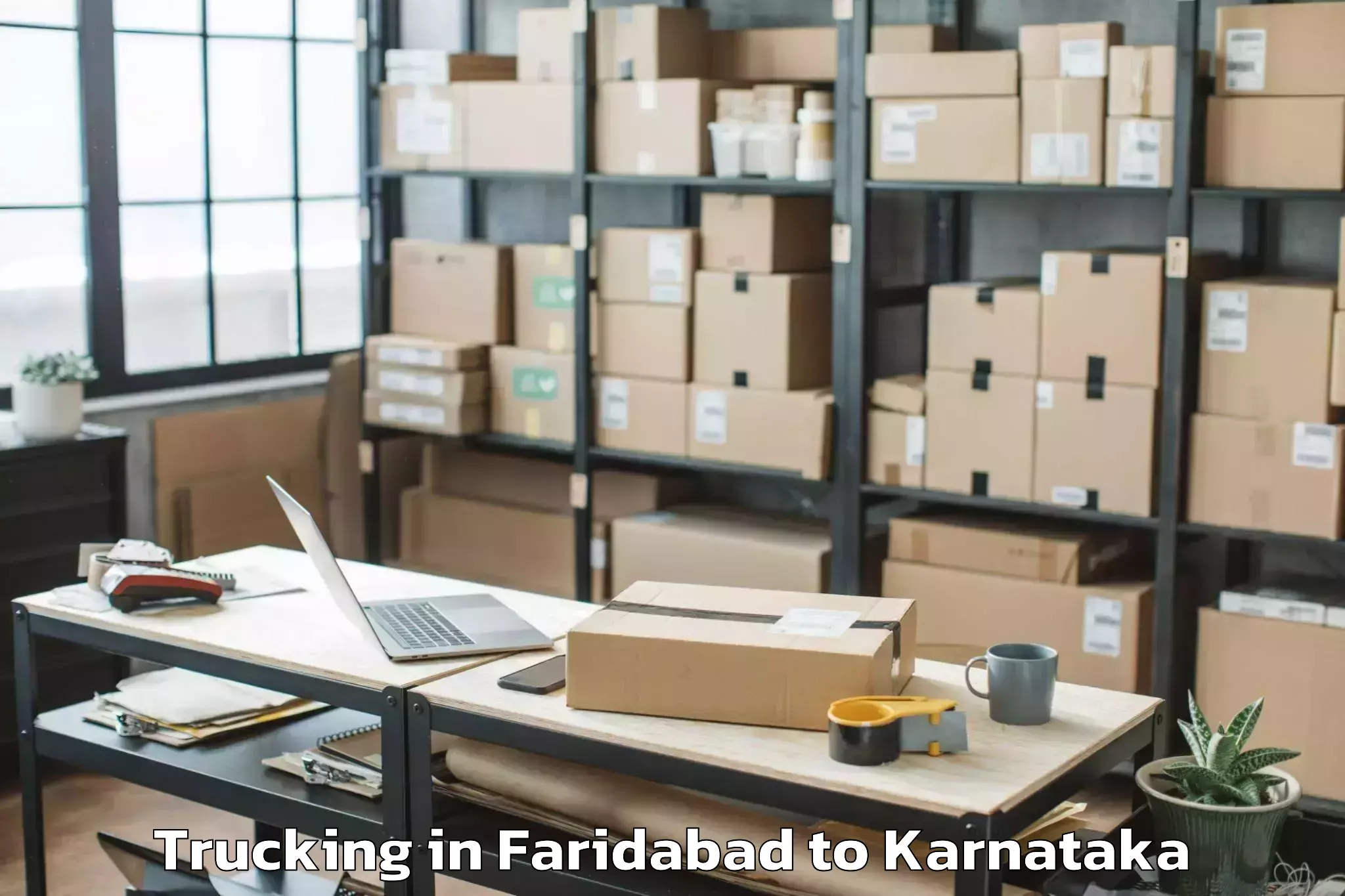 Easy Faridabad to Kudachi Trucking Booking